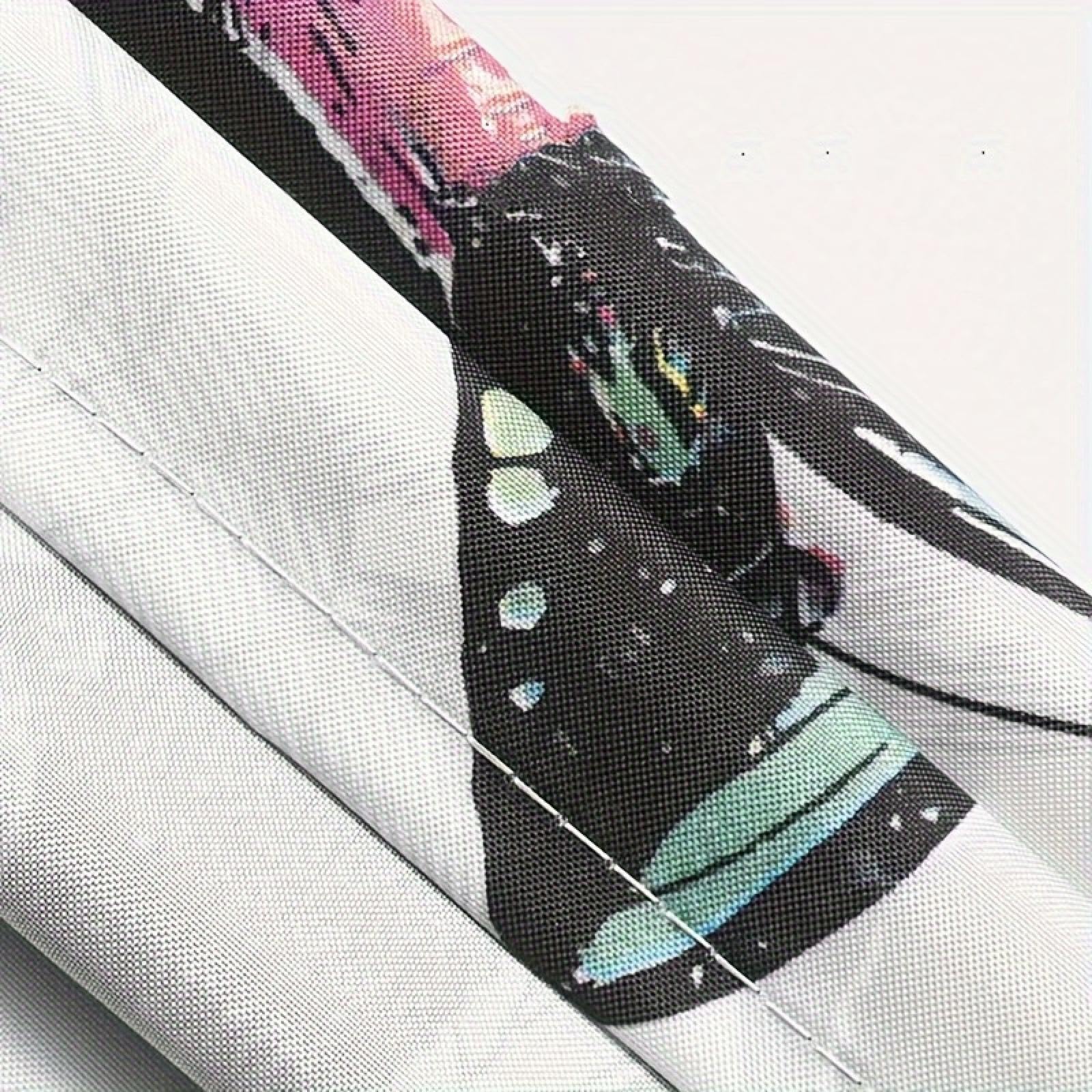 Duschvorhang mit Schmetterlings-Print und Haken – Dicker, wasserdichter Polyesterstoff, maschinenwaschbar – Perfekt für den Einsatz im Privat- und Hotelbereich 200 x 180 cm (78,74 x 70,87 Zoll)