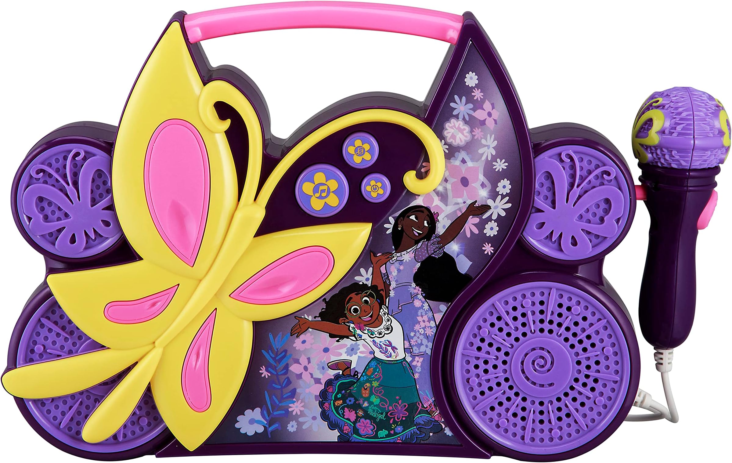 Disney Encanto Sing Along Boombox with Microphone and Built in Music