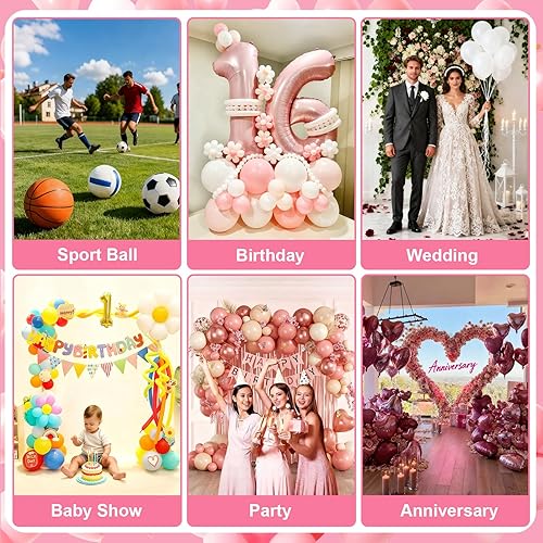 Miniatura 6 de Ball Pump Balloon Pumps Electric, Balloon Pump Portable Long Animal Balloon Pump, Electric Blower Machine Inflator Basketball Pump 260 Balloon Pump