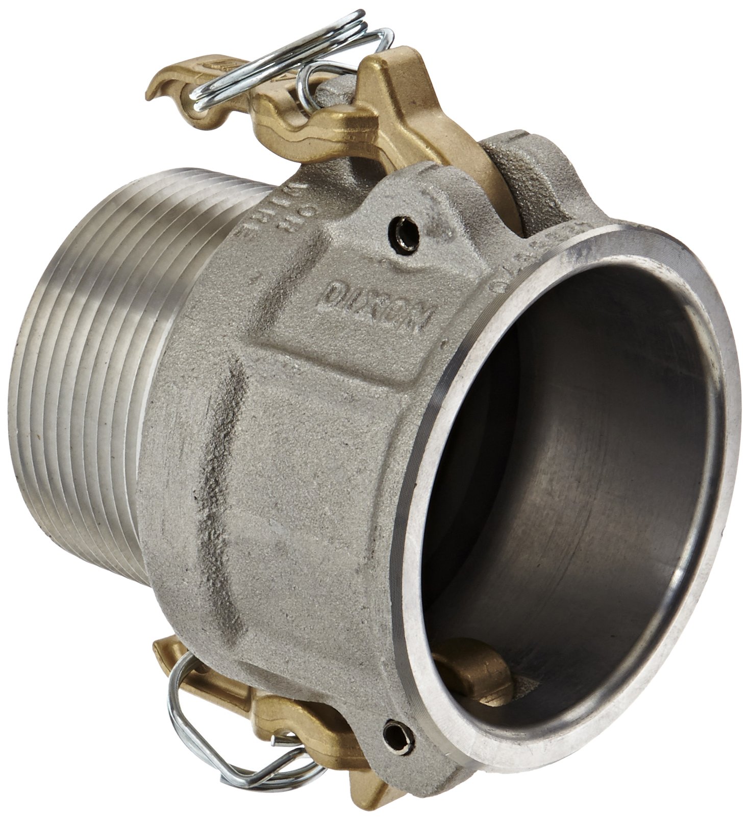 Dixon Valve Ab250 Aluminum 356t6 Boss Lock Type B Cam And Groove Fitting 2 1 2 Socket X 2 1 2 Npt Male Camlock Hose Fittings Amazon Com Industrial Scientific