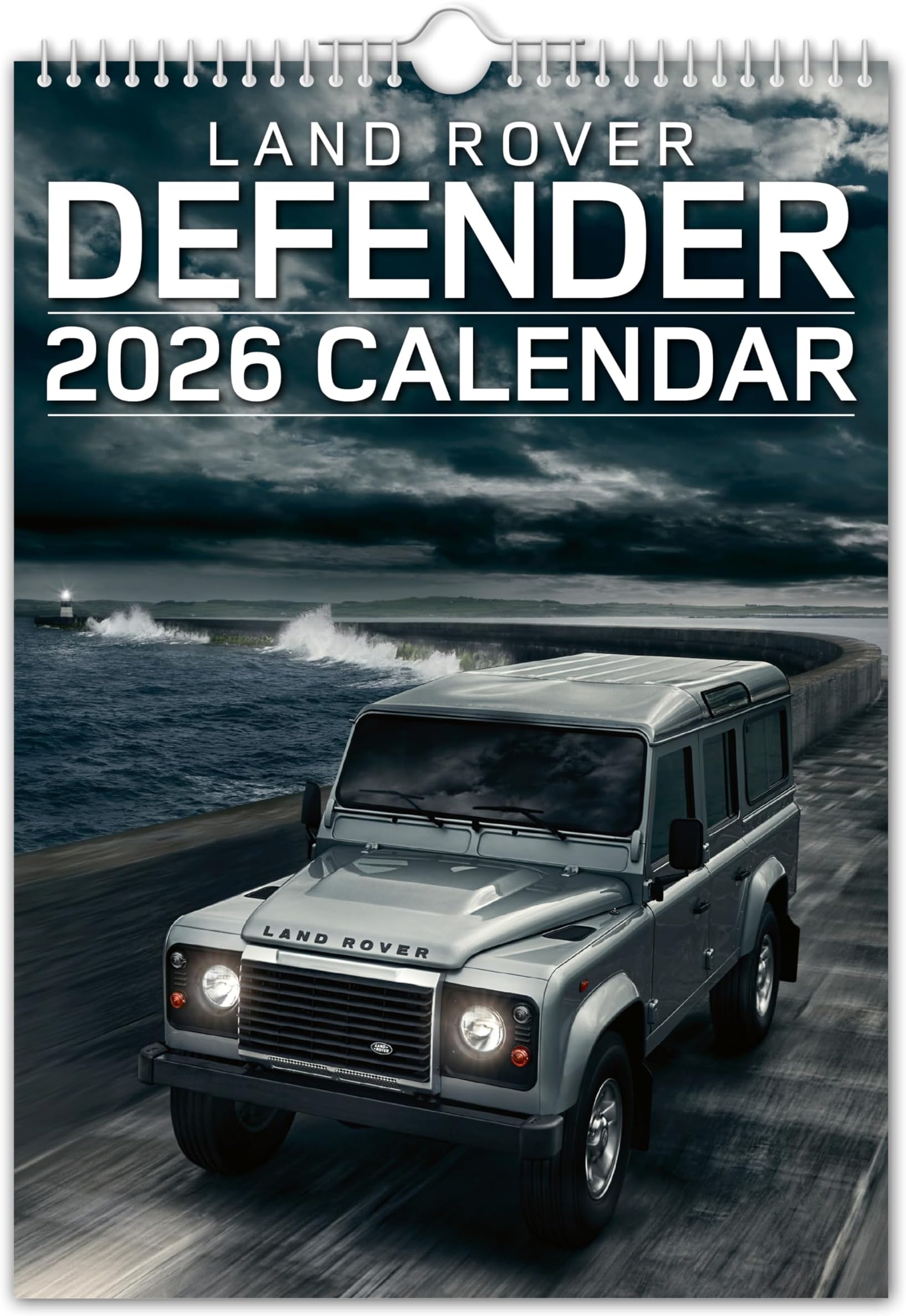 The Calendar King // Landy Defender - Landie Defender - 2026 Wall Calendar (Full Colour, A4 Size)