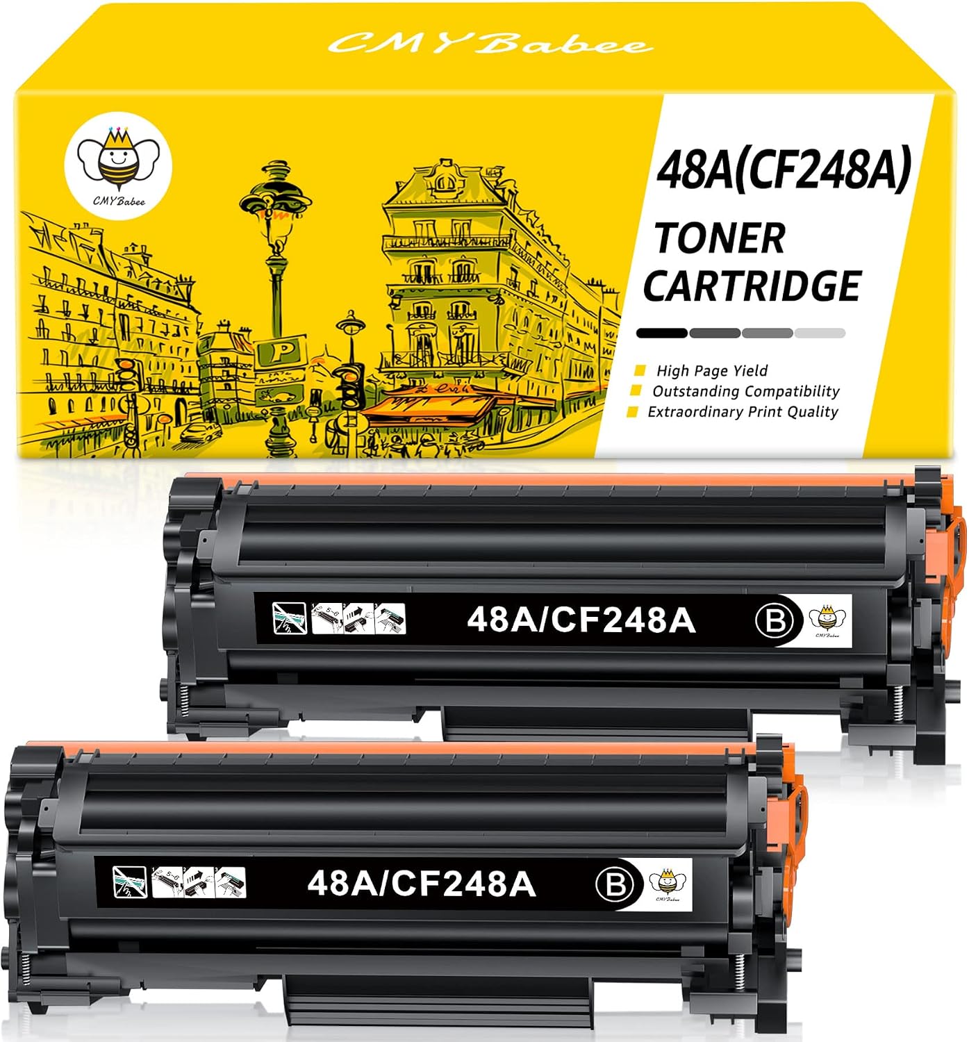 CMYBabee Compatible Toner Cartridge Replacement for HP 48A CF248A for HP  Laserjet Pro M15a M15w M16a M16w MFP M29a MFP M29w MFP M28a MFP M28w  Printers (Black, 2-Pack) : Amazon.de: Computer \u0026