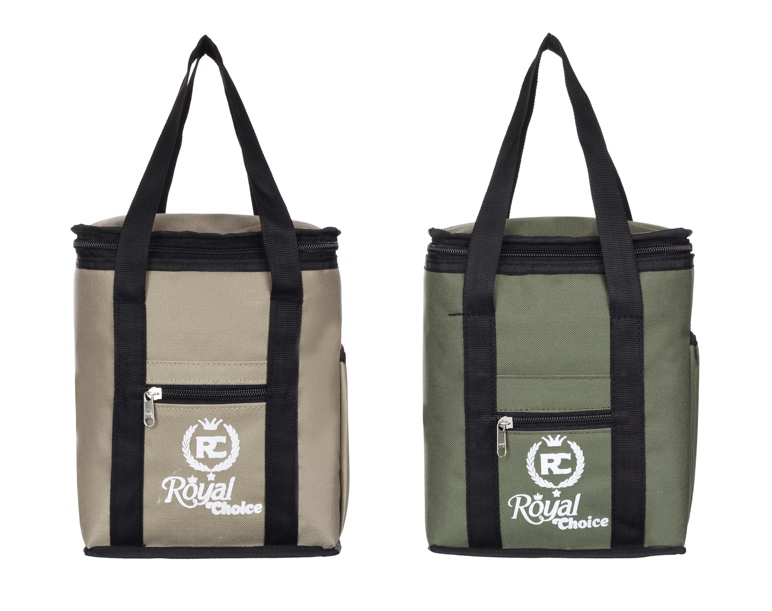 ROYAL CHOICE Combo Lunch Bag (2 Tiffin Bag in 1 Pack) (Beige, Green) (B0CK5NMLB3) Amazon Price History, Amazon Price Tracker