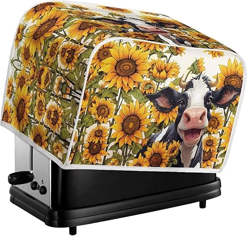 Miniatura 244 de Funda para horno con estampado de galaxia, protector de máquina de pan de cocina, cubierta para tostadora de 2 rebanadas de gato lunar para el Gato