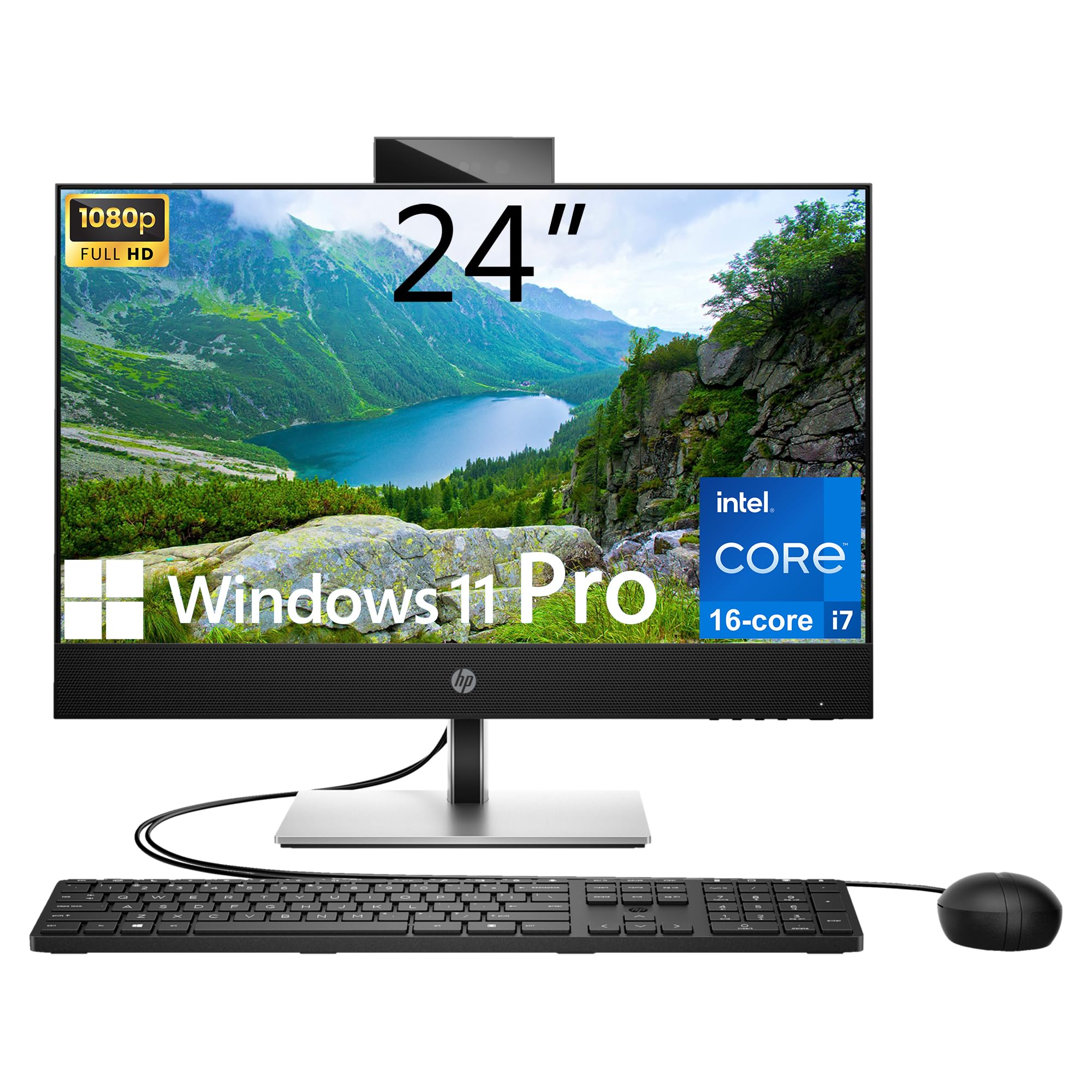 XY2469 最新Win11Pro HP ProOne 600 G4 Non-Touch AIO 21.5Inch i3