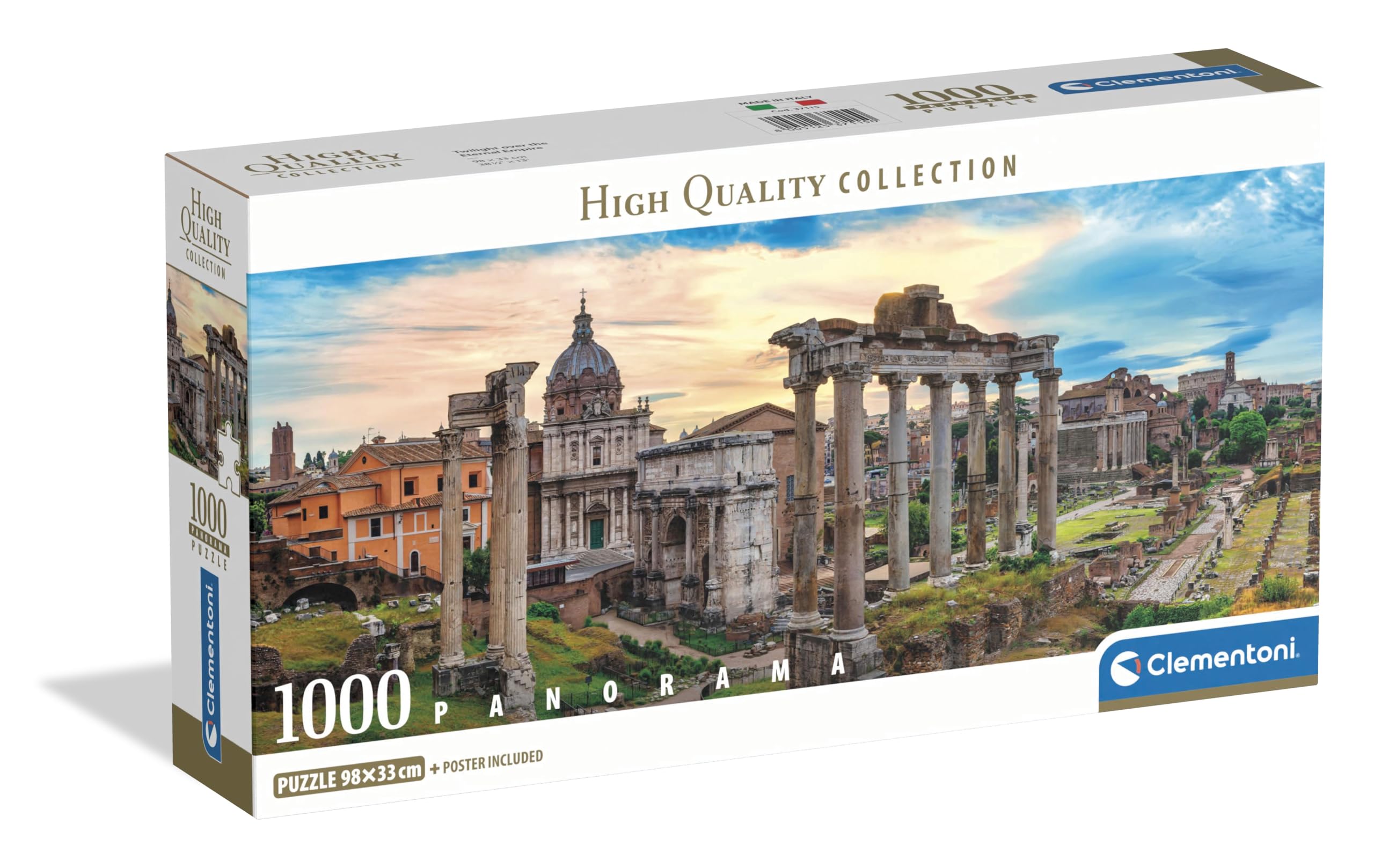 CLEMENTONI PZL 1000 PANORAMA HQC TWILIGHT OVER THE ETERNAL EMPIRE 2026 COMPACT - 37115