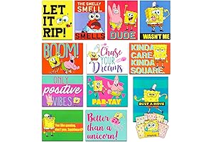 Nick Shop SpongeBob Poster Pack: A Fiesta of SpongeBob Décor for Kids and Boys