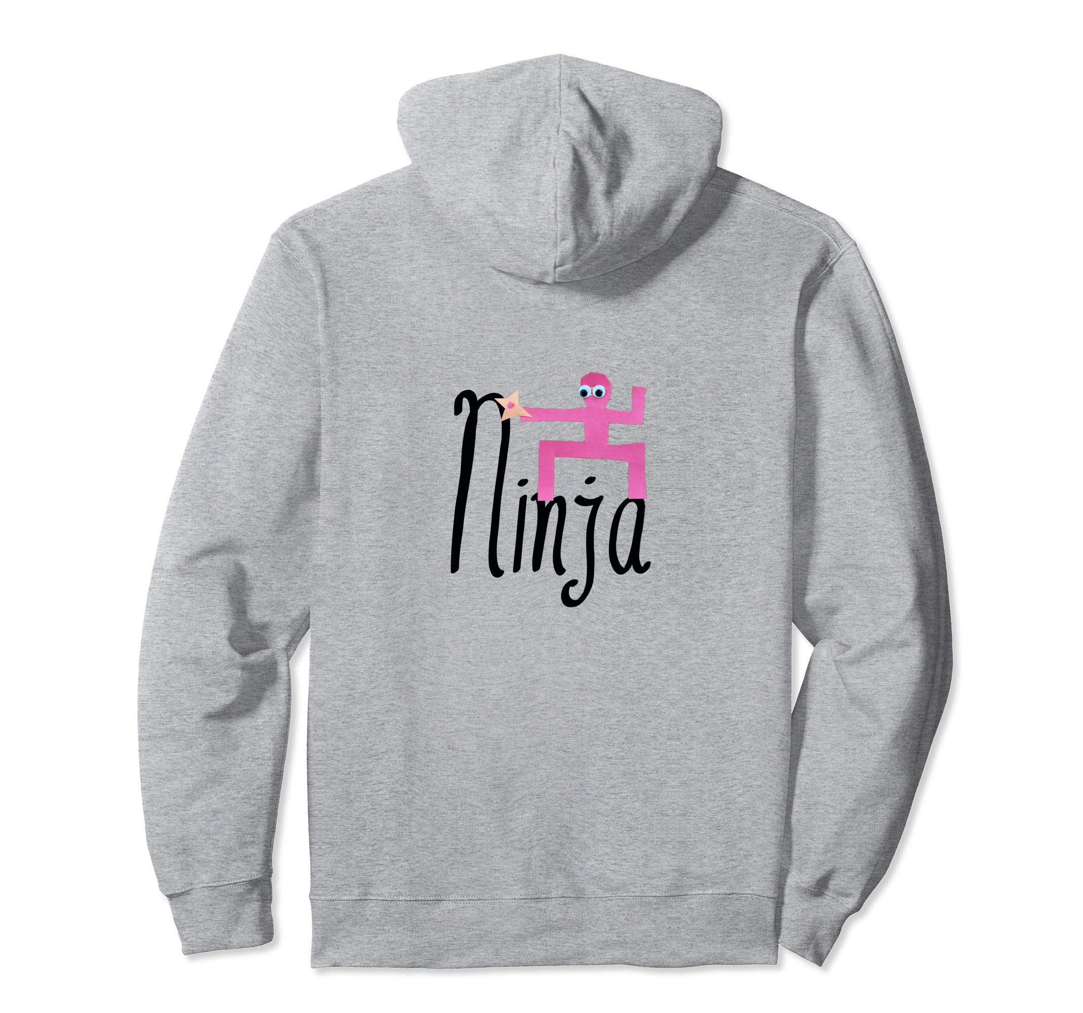 Pink Ninja art fun Ninja girls art pink ninja Pullover Hoodie