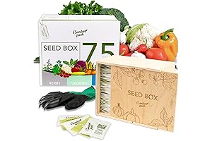 Grow Your Own Kit - 75 Varieties of Organic Seeds - Gardening...