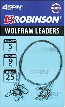 Wolfram-Vorfach Hecht 5er Set, 3-15kg 15-45cm