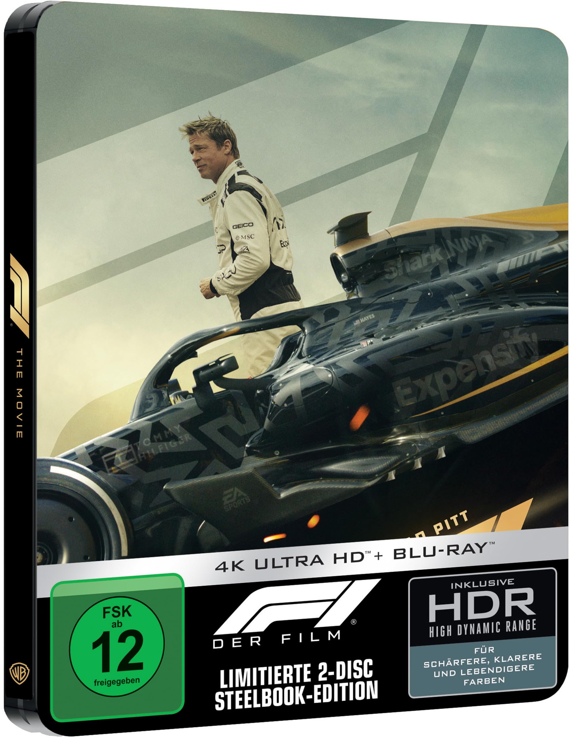 F1 - Limitiertes Steelbook - Cover B (4K Ultra HD) (+ Blu-ray) [Alemania] [Blu-ray]