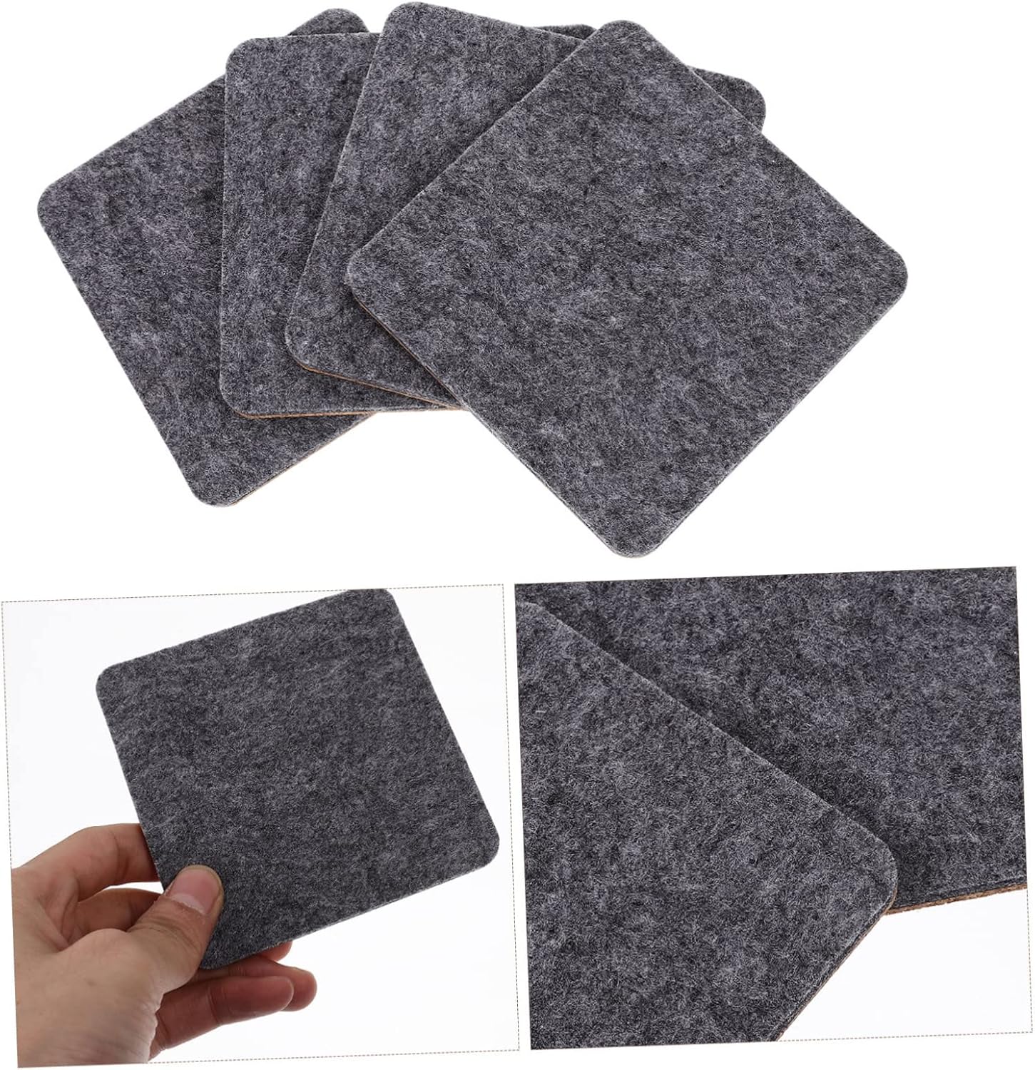 DECHOUS 16pcs Heat Insulated Table Placemat Desk Cup Coaster Padded Protector Pad Washable