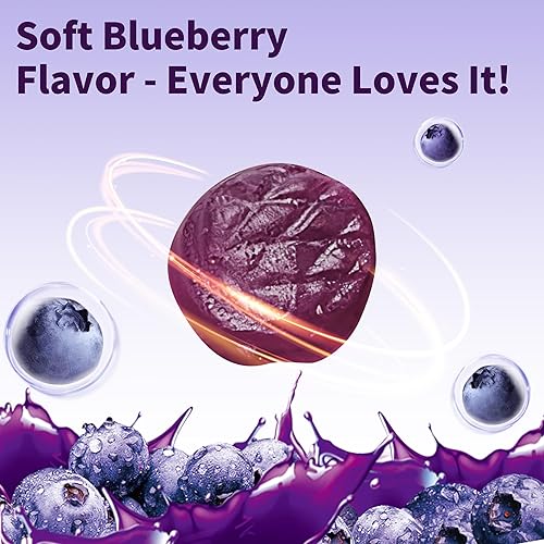 Miniatura 7 de Gomitas de vitaminas para los ojos con luteína de arándanos con 180 unidades, suministro de 3 meses, suplemento vegano de salud ocular para niños y