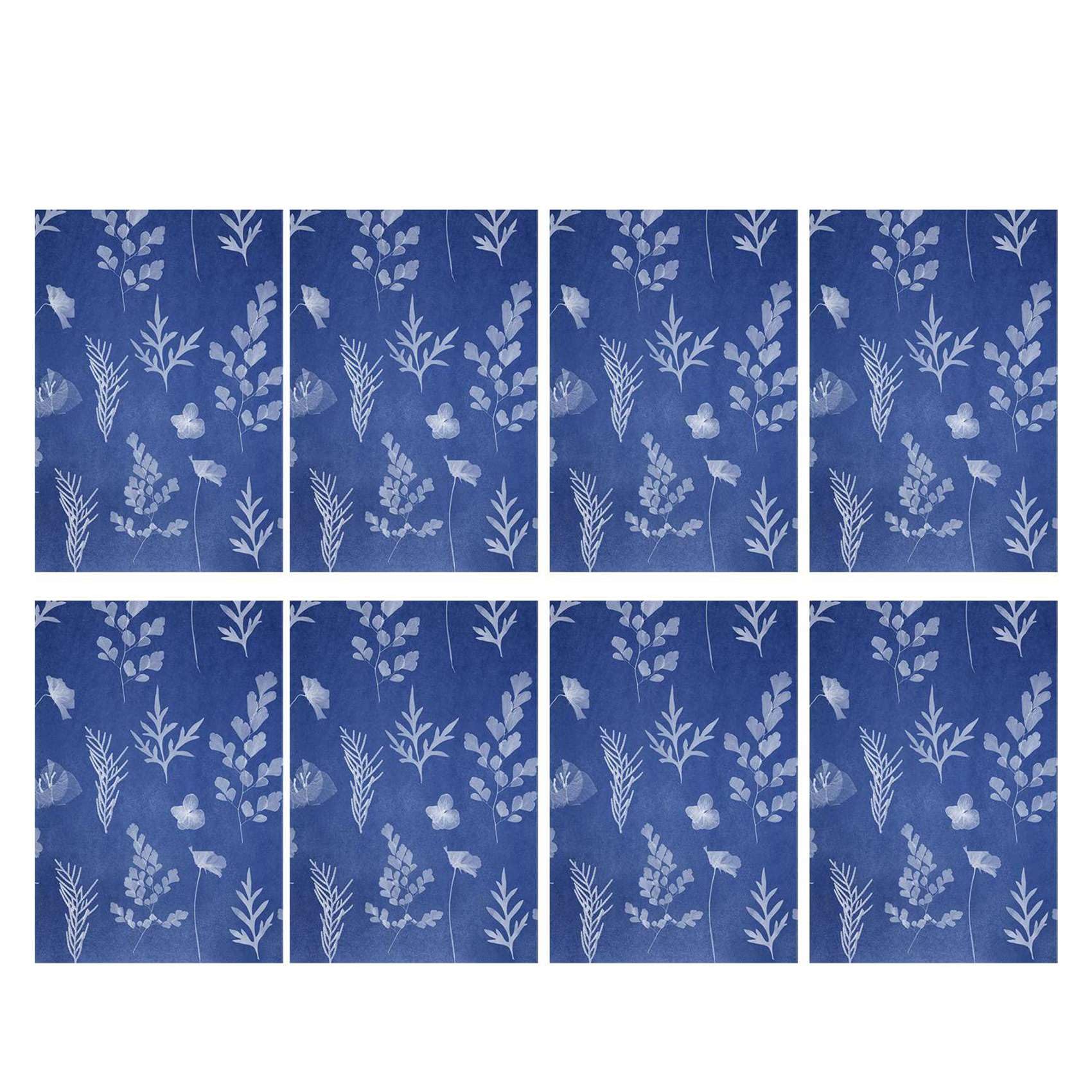 100 arkuszy papieru zestaw biały blues czułość papier przeciwsłoneczny DIY papier do drukowania słońca (A4/20,5 x 20,5 cm)