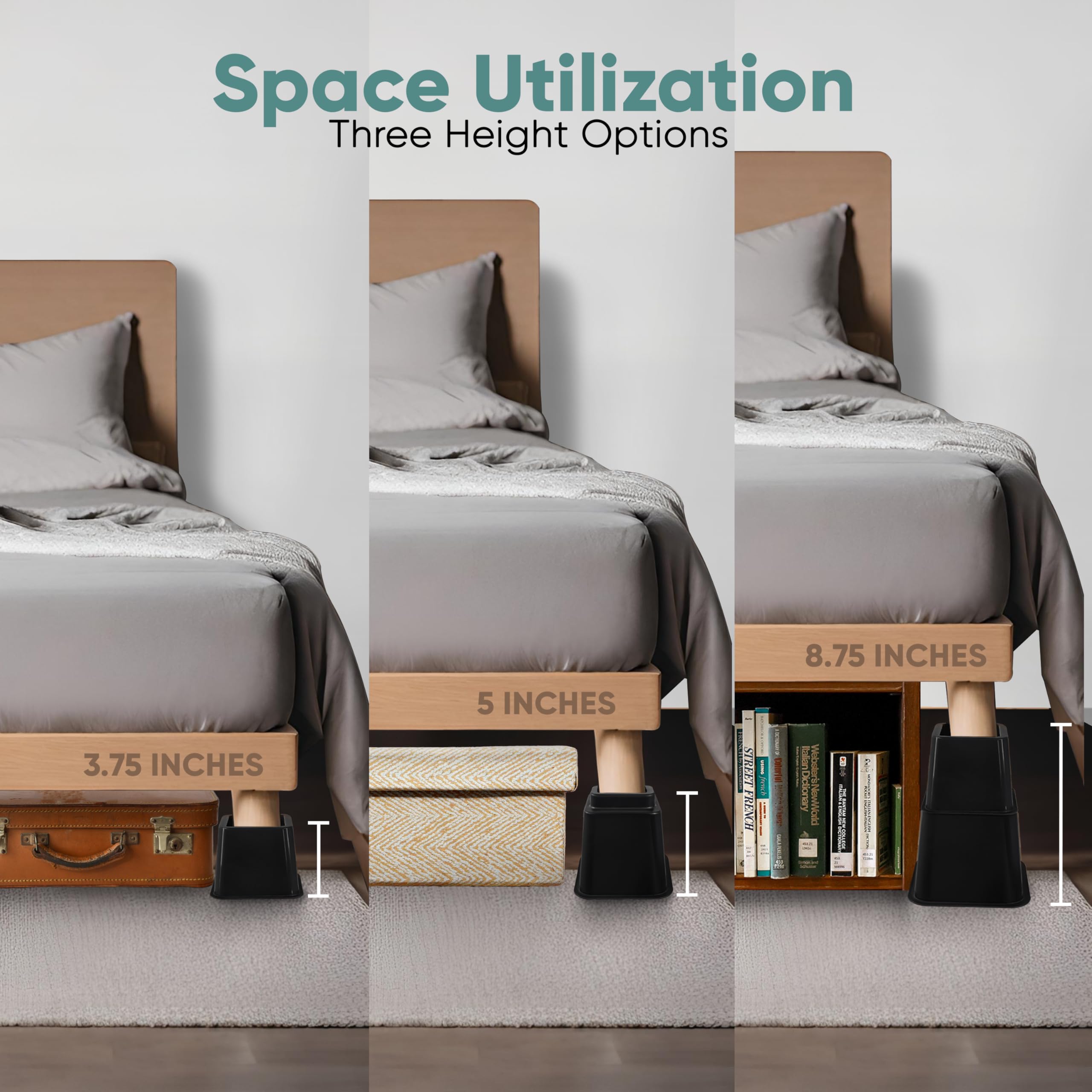 Adjustable Bed Frame Risers Bed Frames: Adjustable Bed Frames