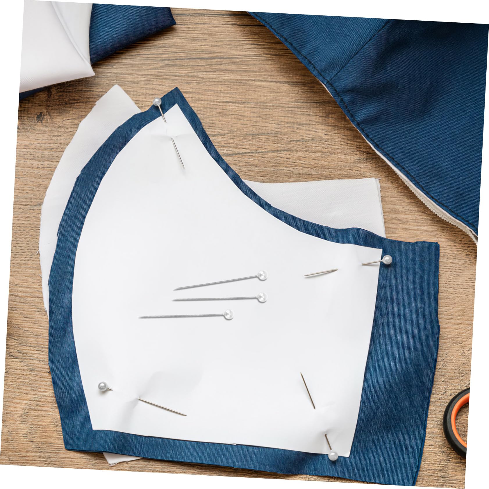 100 Piezas de Alfileres Cabeza de Perla para Coser, Alfileres de Cabeza Redonda para Manualidades de Costura, Ideales para Proyectos DIY, Bordado y Patchwork