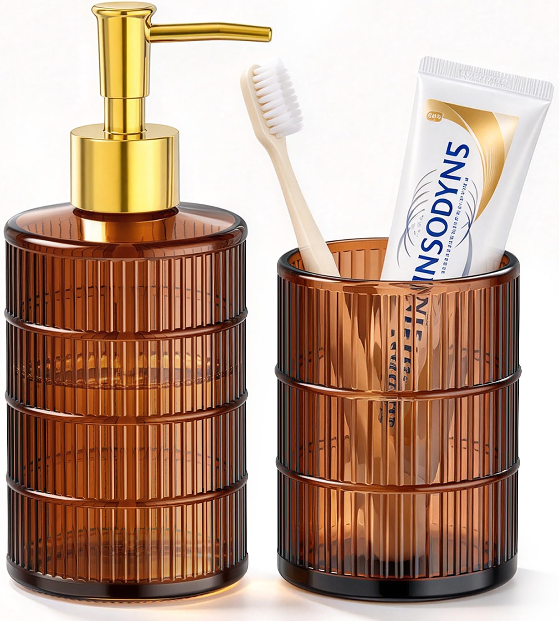 Black Bathroom Accessories Set - Qtip Holder -9