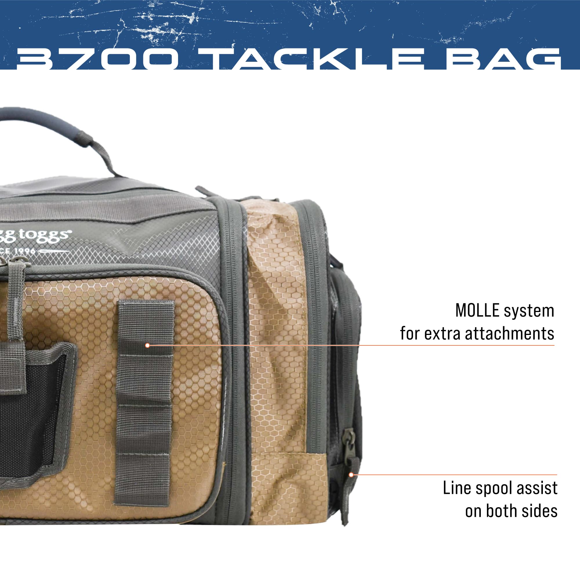 FROGG TOGGS 3700 - Bolsa de Lona Resistente para Aparejos de Pesca, Elementos Marrones sólidos, Talla única, 3700 - Bolsa de Lona Resistente para Aparejos de Pesca