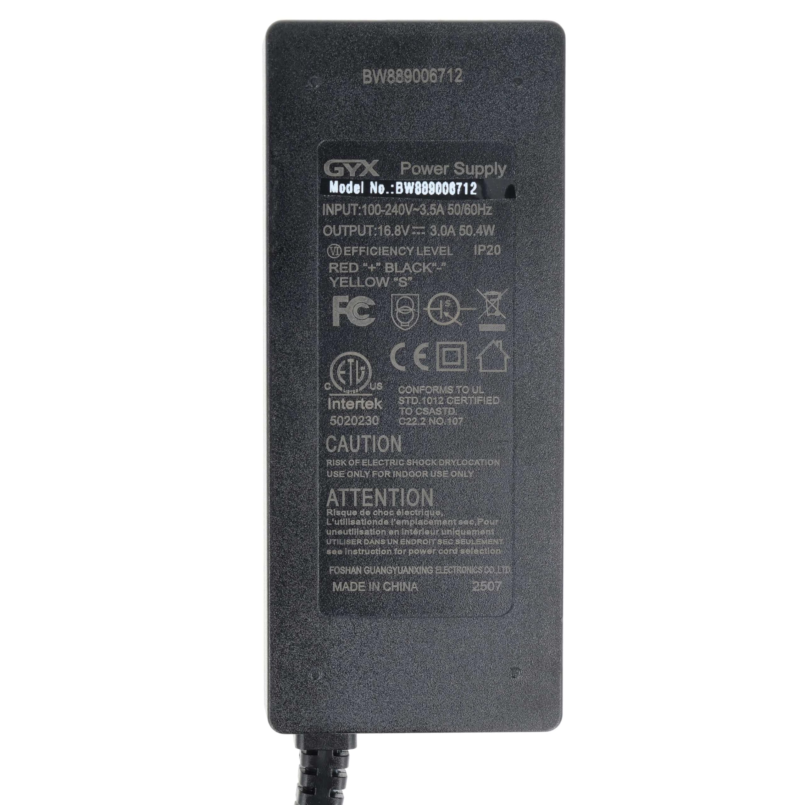 vhbw Cargador Compatible con Carrito de Golf Powakaddy FW5 FW3 FW7s FW7 PK3785 FW2 PK3583 C2 C2i 4S8P Trolley eléctrico