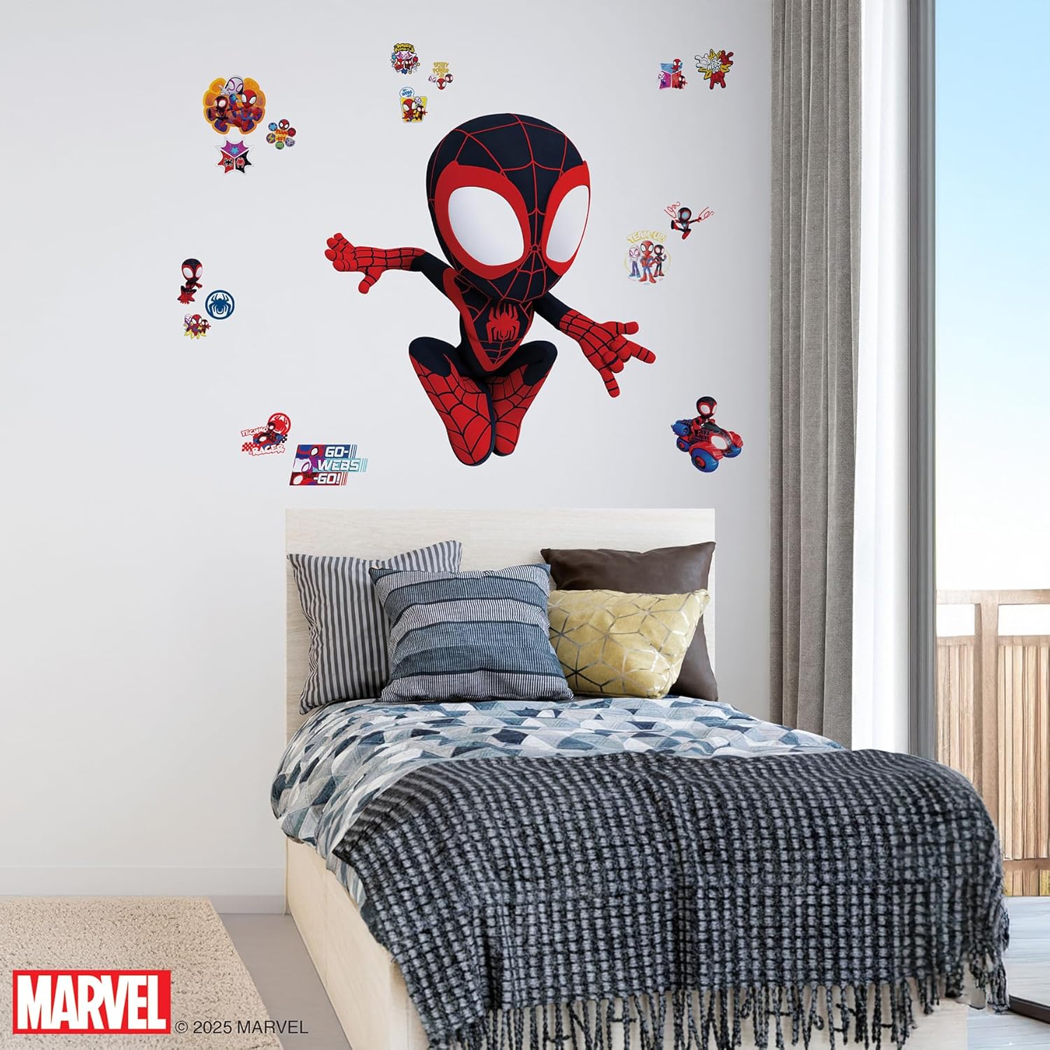 RoomMates Marvel's Spidey and His Amazing Friends: Spin Peel and Stick Wall Decals, RMK5558GM