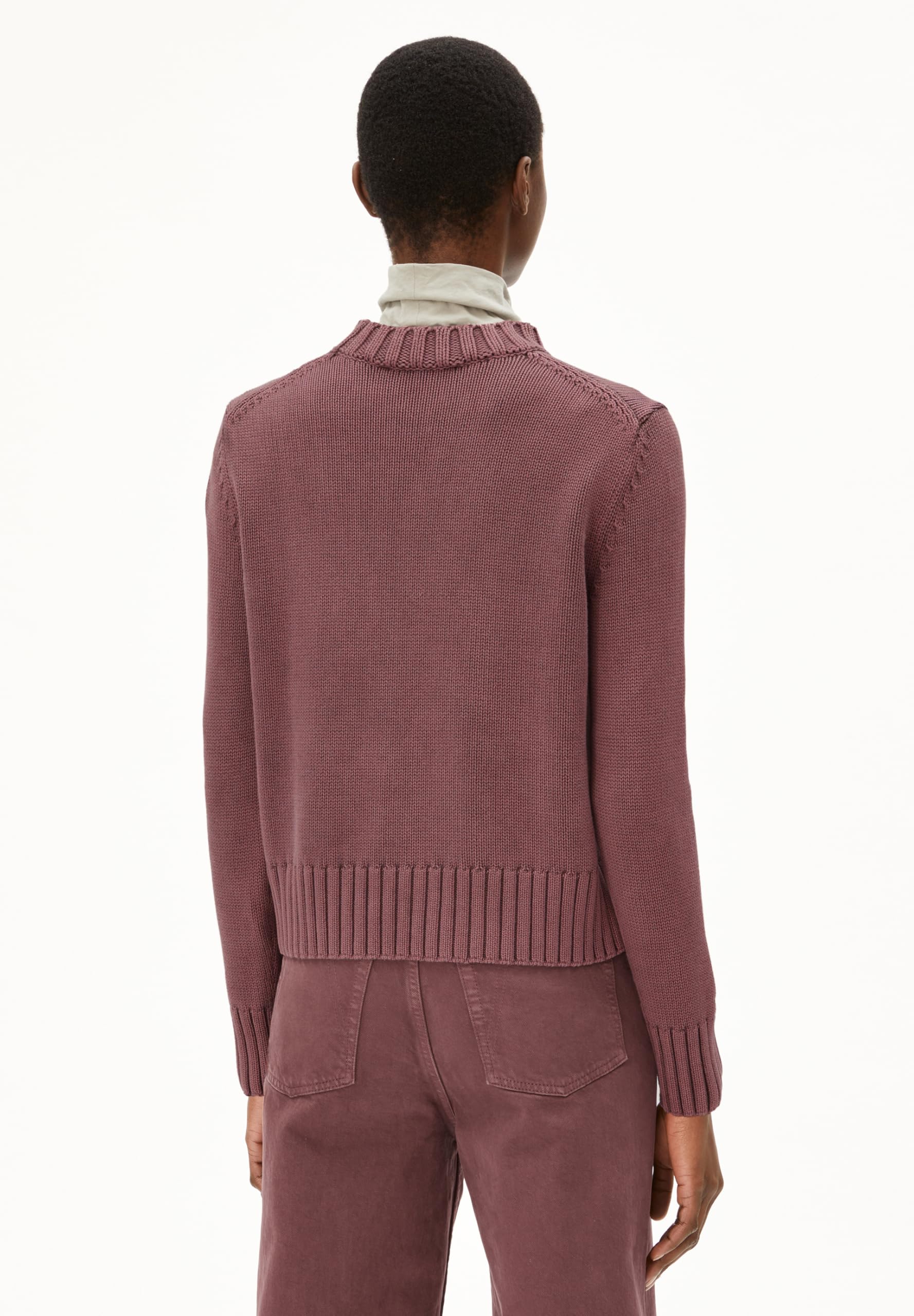ARMEDANGELS Damen Pullover aus Bio-Baumwolle AMALIAAS GMT DYE Relaxed Fit