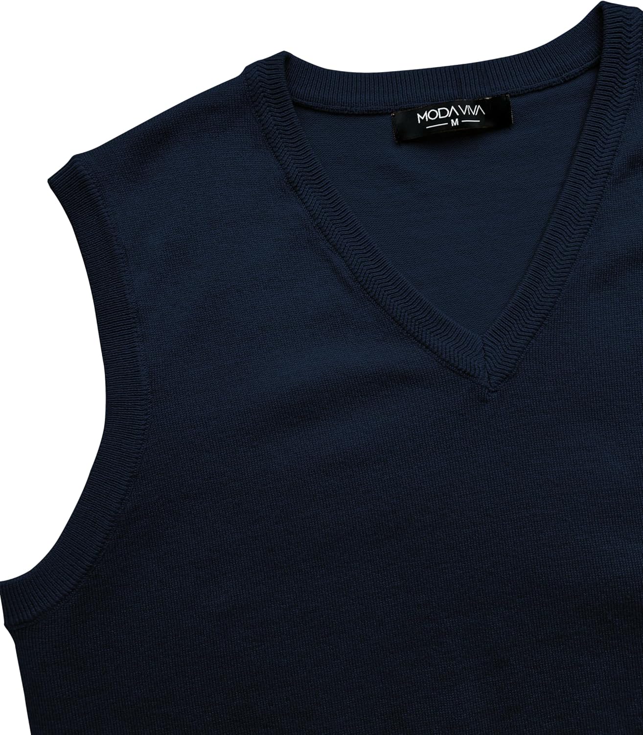 Mens V Neck Sweater Vest, Fall Pullover Sweater Vests, Lightweight Sleeveless Knit Vest - Image 6