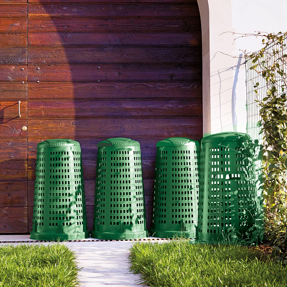 Stefanplast Trespolo Lt100 Sacchi per Spazzatura E Riordino, Verde, cm 58x58x 90 h