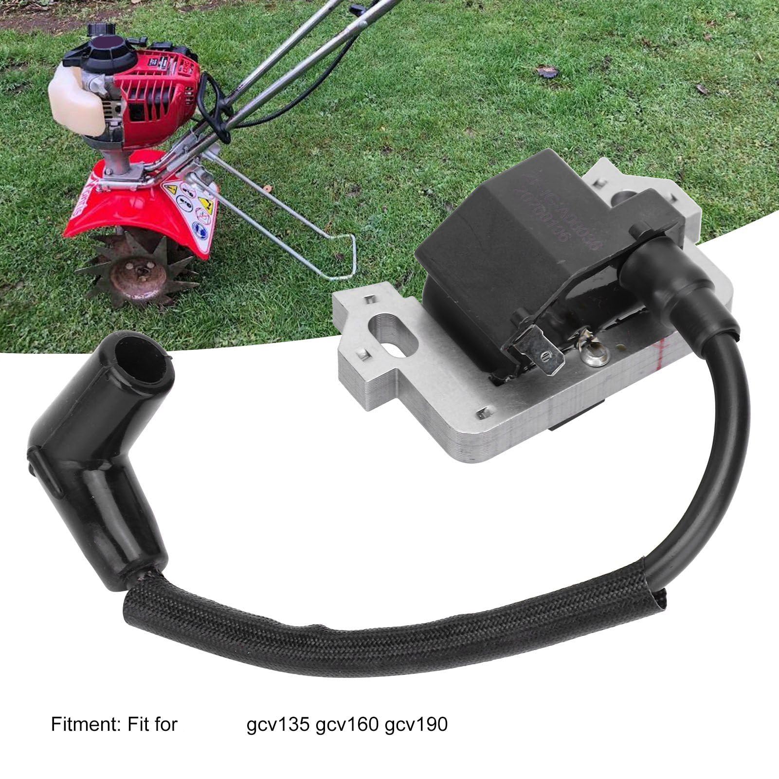 Bobine d'allumage GCV135 GCV160 GCV190 - Module d'allumage haute tension en acier au silicium et ABS pour moteurs, remplacement durable pour tondeuses et petits moteurs de jardin