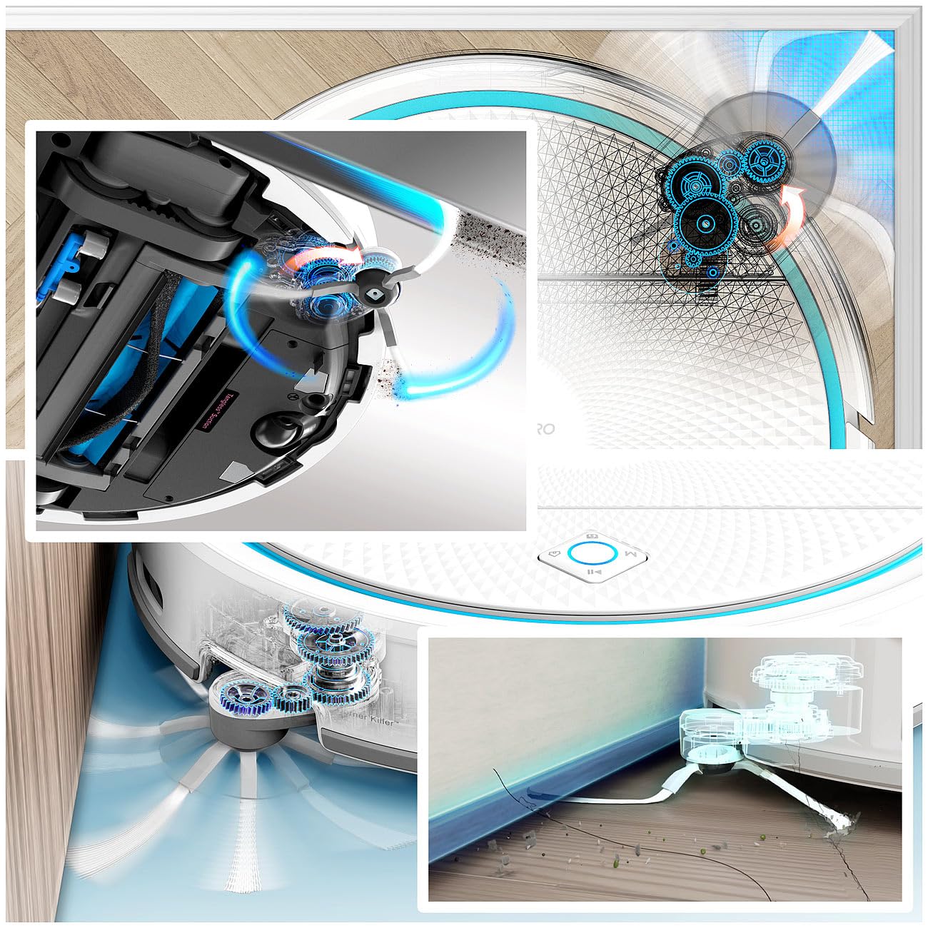 Saug Wischroboter: HOBOT LEGEE-Q10 Pro Multiroom-Wisch- & Saugroboter, Reinigungsstation (Hobot Legee D8, Wisch-Roboter, Laser)