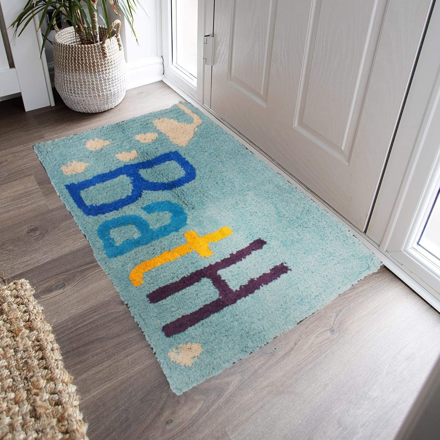 AAZEEM Exclusive Anti Skip mat for Living Room, Door mat for Home Entrance, Door mat for Floor (40 x 60 cm)