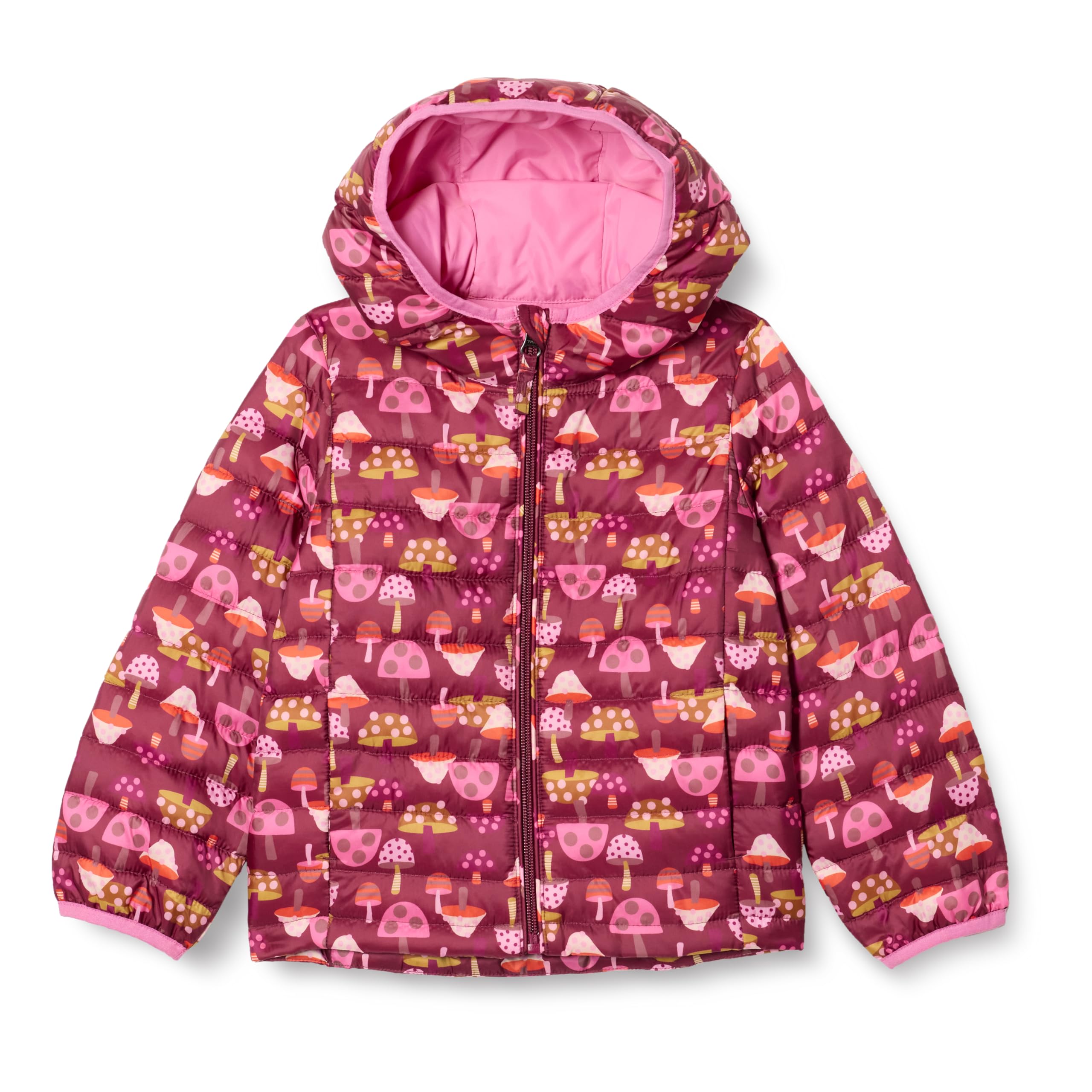 Amazon Essentials Piumino Leggero con Cappuccio Impermeabile e Ripiegabile Bambine e Ragazze