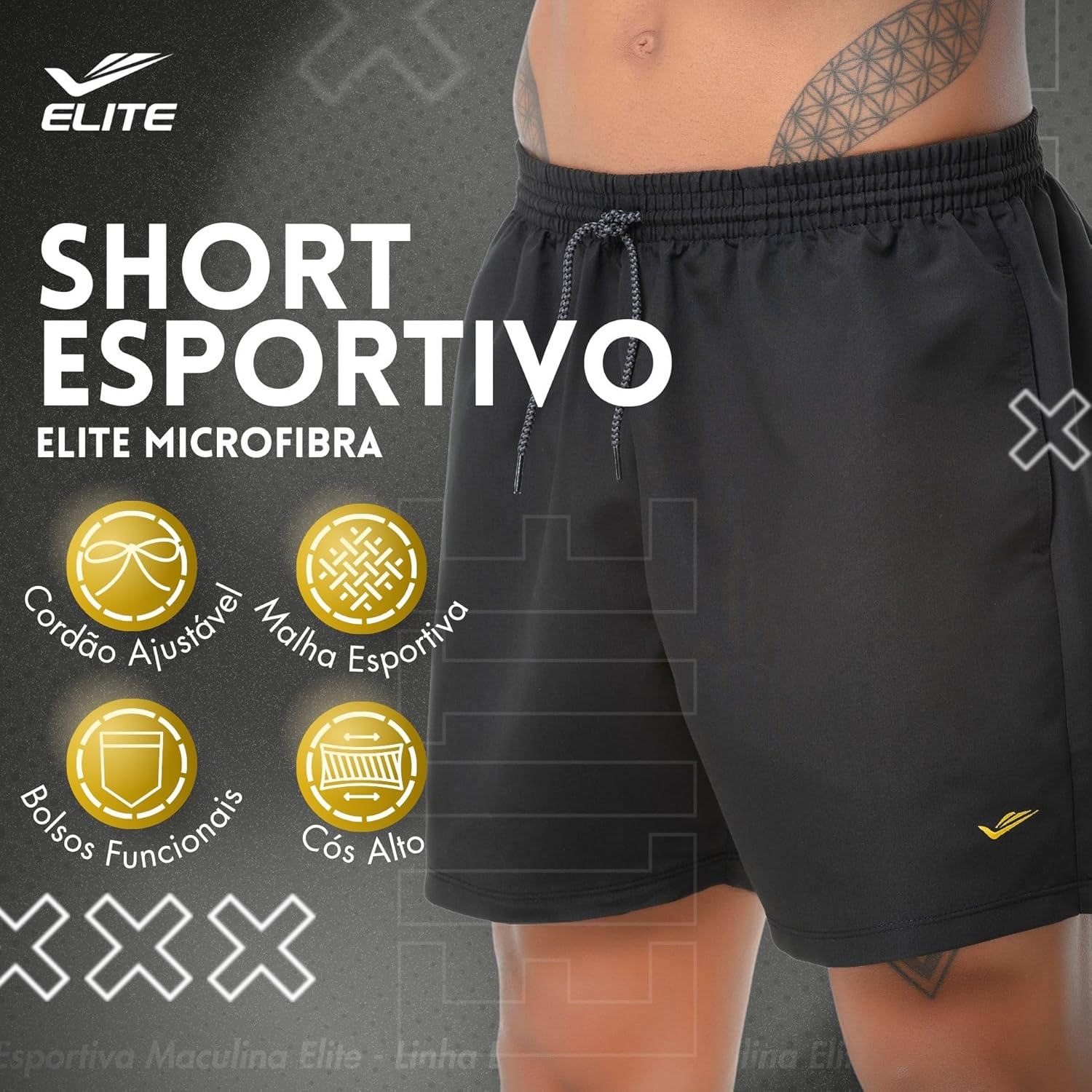 Bermuda Academia com Bolsos Short Elite Dry Fit Masculino em promoção! Veja a oferta e mais achadinhos de Shorts & Bermudas 2 Hoje é o melhor dia para comprar Bermuda Academia com Bolsos Short Elite Dry Fit Masculino com aquele preço maroto! Promoção! Aproveite a oferta! 2