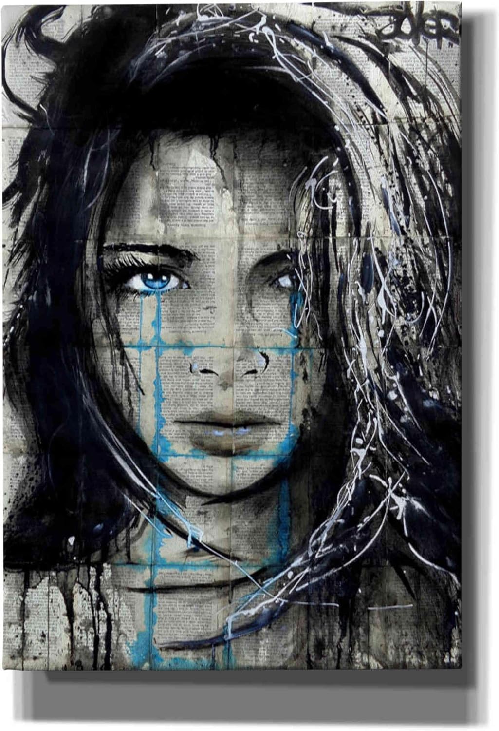Epic Graffiti 'Somedays2' by Loui Jover, Canvas Wall Art, 12"x18"