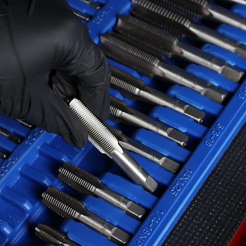 Miniatura 6 de ABN Juego de llaves y troqueles grandes estándar  110 piezas de perno y tubo SAE para roscar