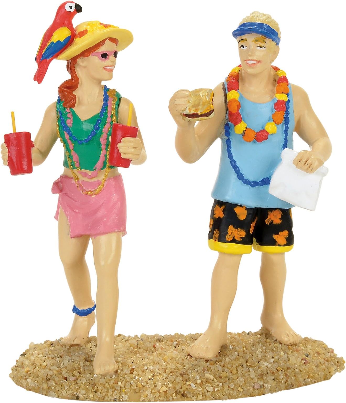 Department 56 Margaritaville Village Couple Accessory Figurine, Multicolor