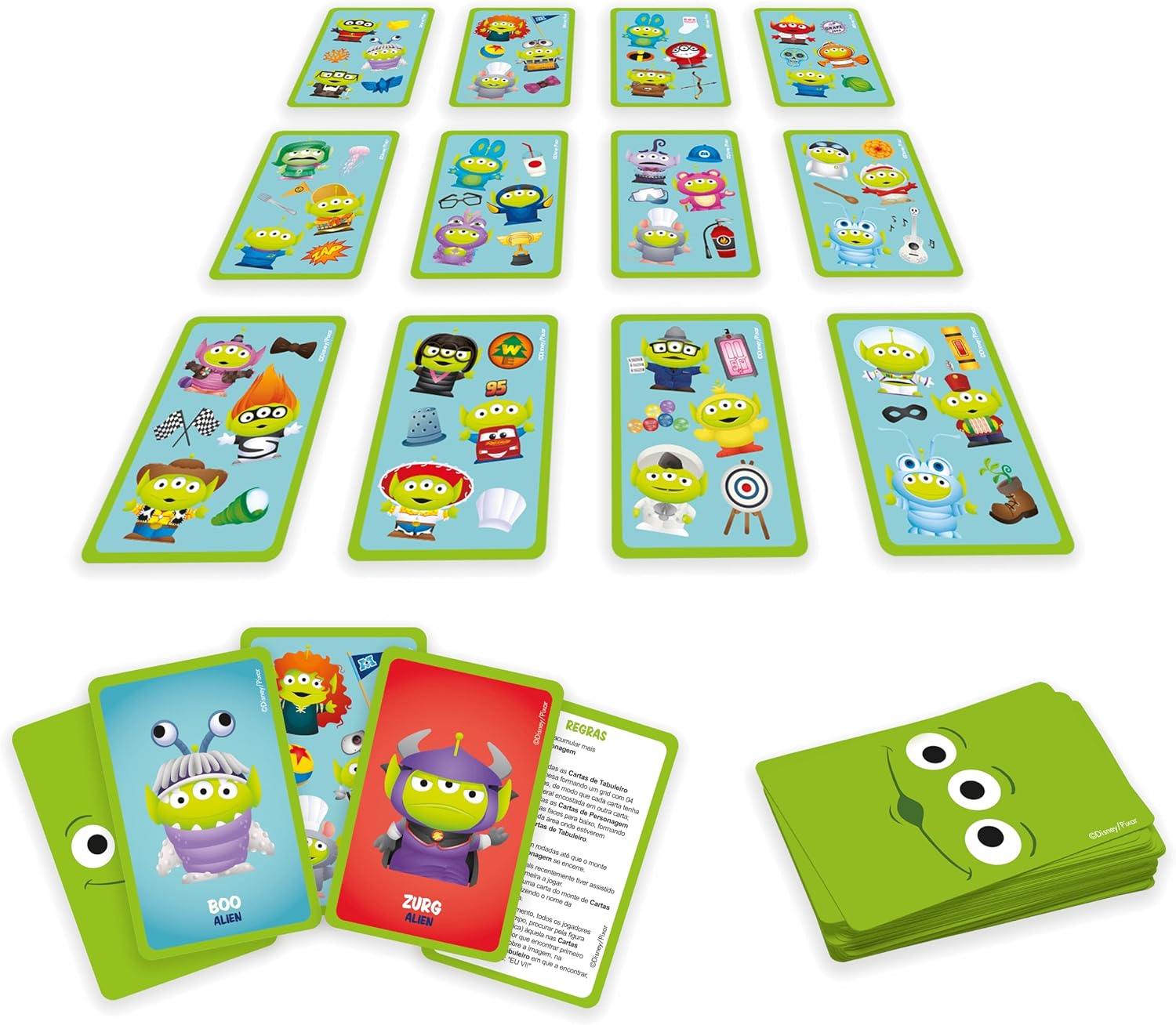 Jogo Eu Vi! Aliens Toy Story, Cor: Estampado - Copag