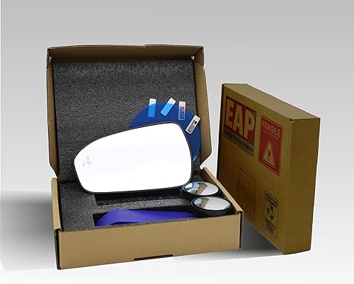 Miniatura 3 de EAP Espejo lateral del conductor compatible con Ford Fusion 2013-2021, calentado con punto ciego sin atenuación automática KS7Z17K707C DS7Z17K707H