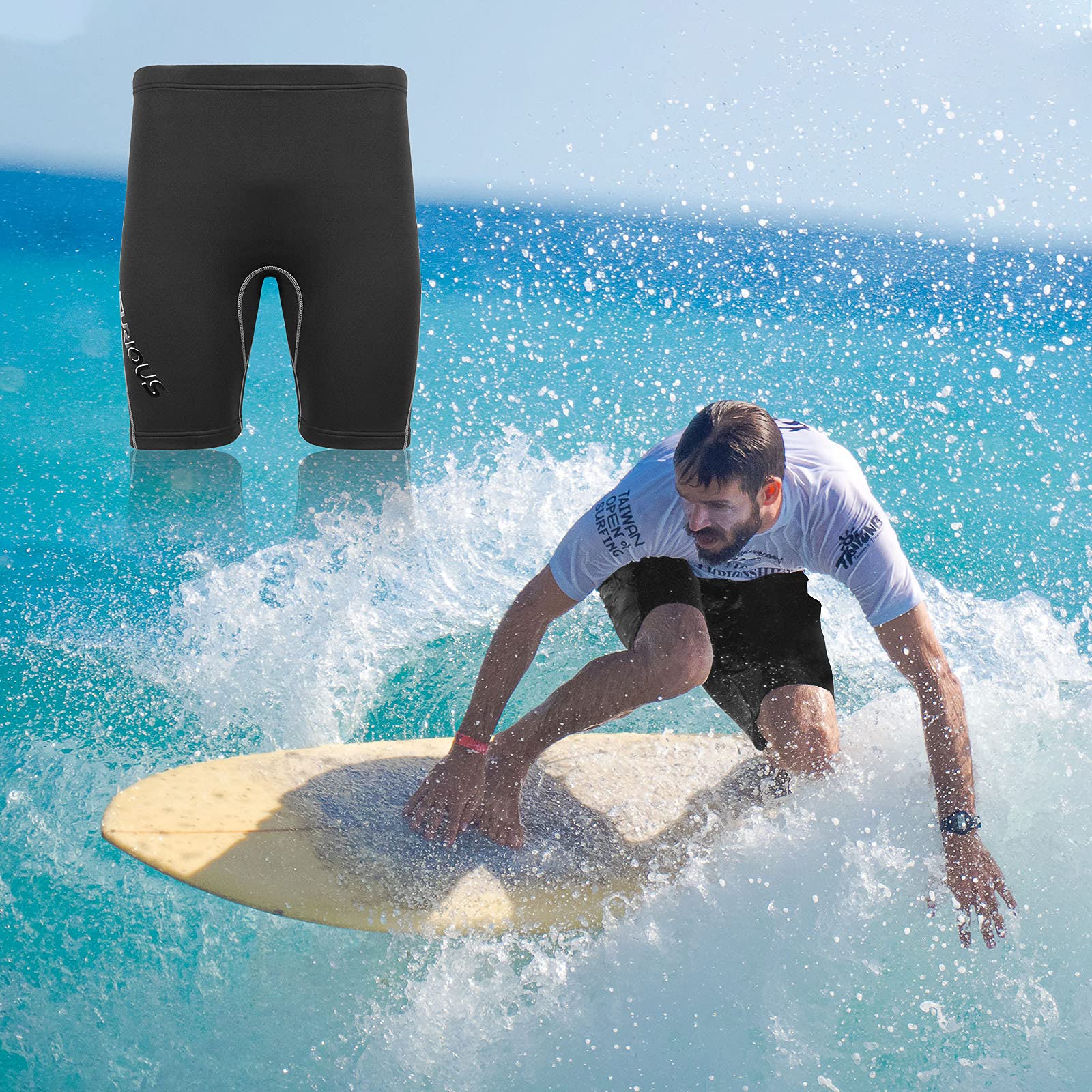 Sharplace Neopren Pants/Hose kurz Neoprenhose Sport im Wasser Shorts
