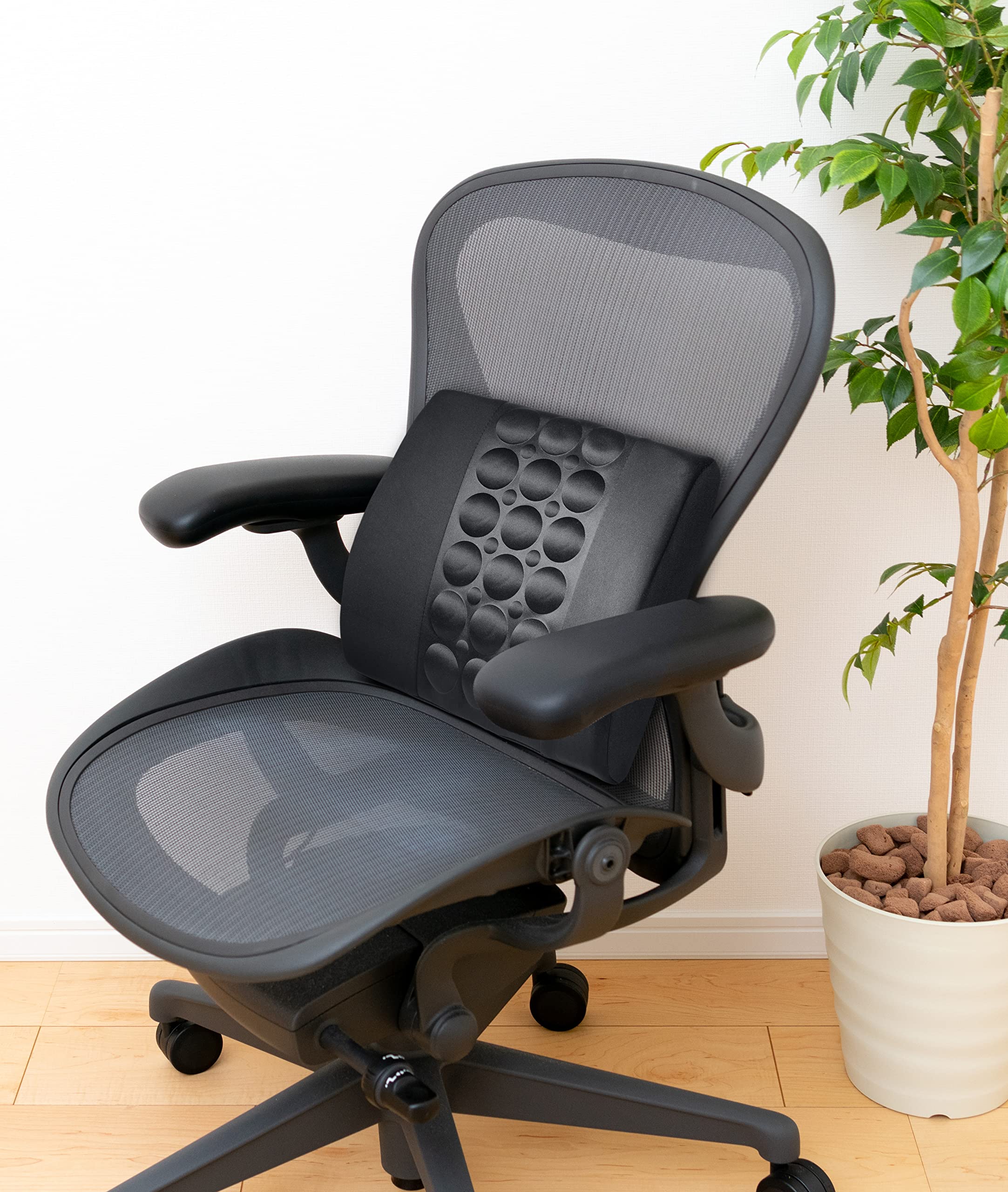 Lifenaxx Cuscino Lombare Ergonomico LX-022 – Supporto Schiena in Memory Foam per Ufficio, Auto e Casa, migliora la Postura, Riduce dolori lombari e affaticamento, Rivestimento Rimovibile Lavabile.