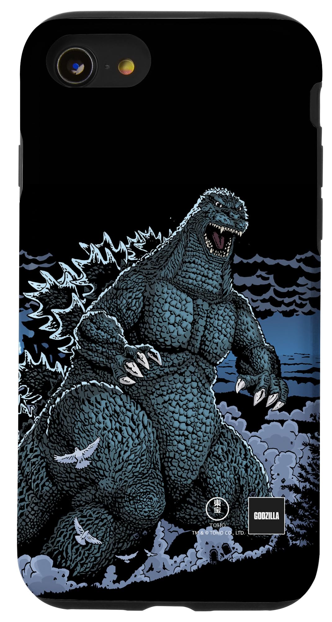 Godzilla Comic Art "Lightning" Case for iPhone SE (2020) / 7 / 8