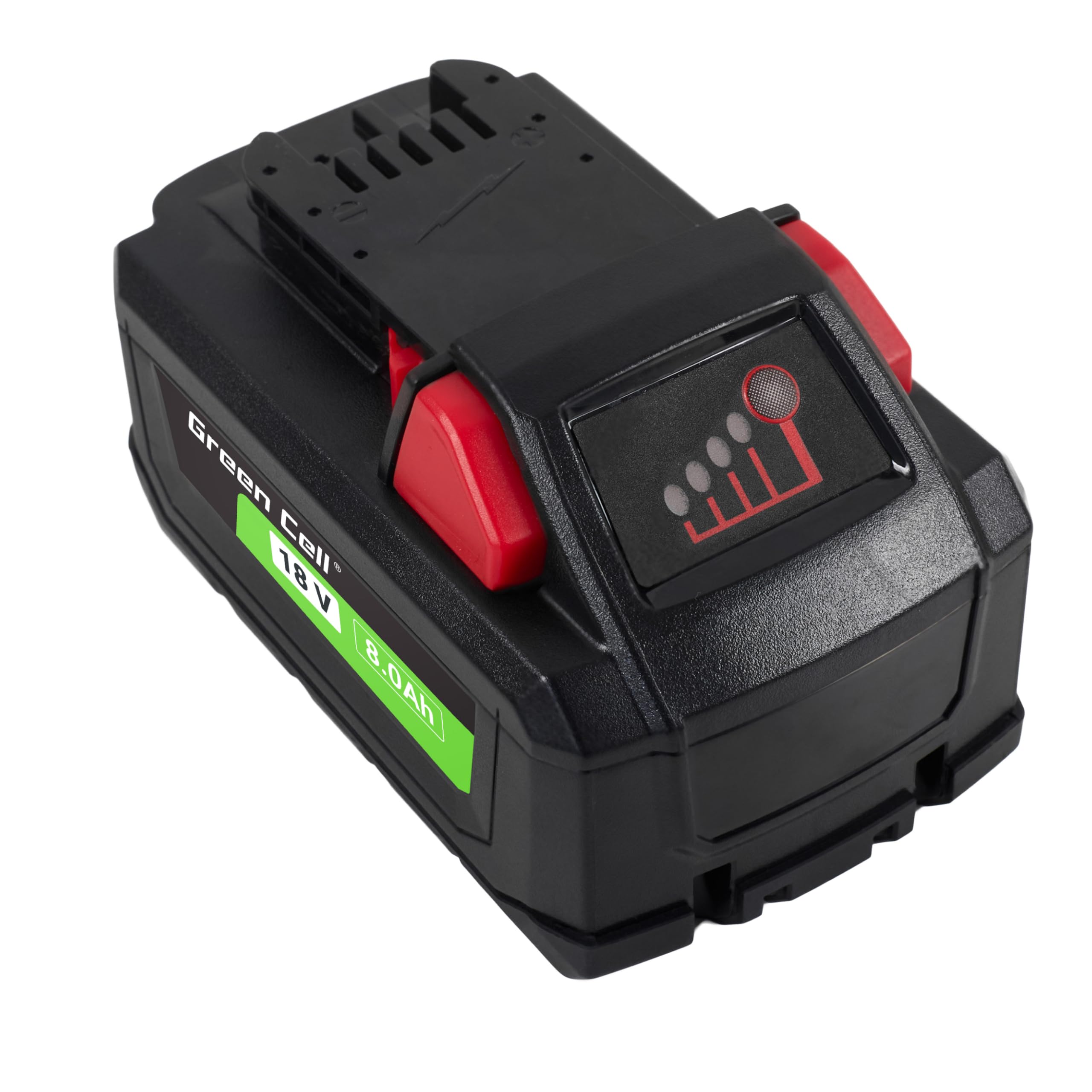 Akumulator Green Cell 18V 8Ah Li-Ion do Elektronarzędzi Milwaukee M18 — Mocny, Wysoce Wydajny i Niezawodny Zamiennik 4932430483, Oferujący Długotrwałe i Stabilne Zasilanie