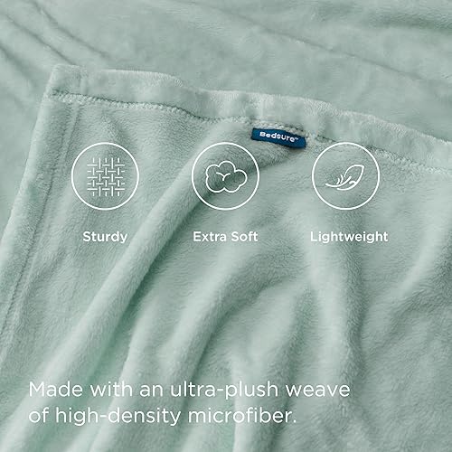 Vista 286 de Bedsure - Manta de vellón, tamaño individual XL, ligera, suave, acogedora, para dormitorio universitario, cama, sofá, viajes y campamento
