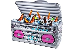 Inflatable Cooler for 80's or 90's Party Decoration, Radio Designed Party Inflatable