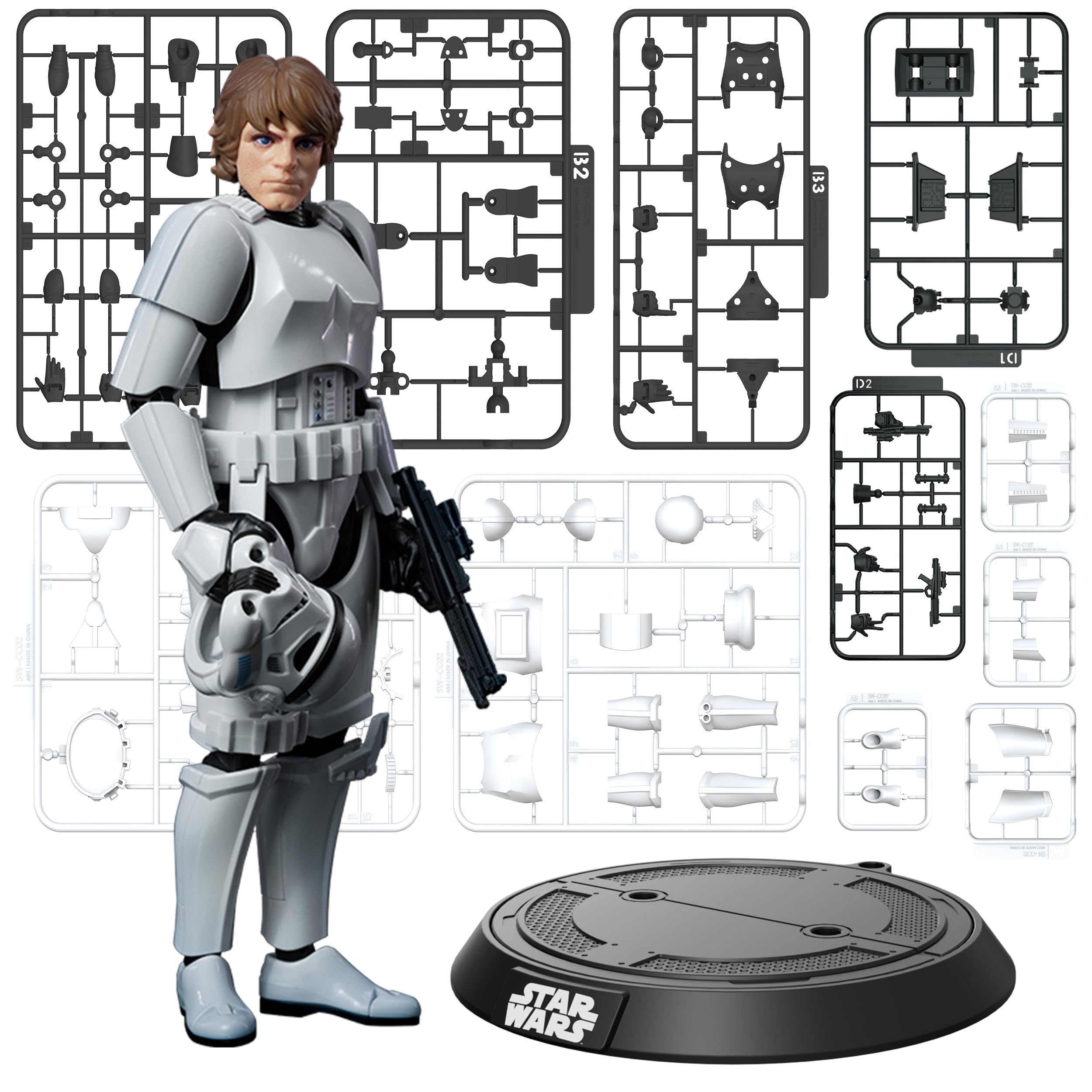 BLOKEES Star Wars Luke Skywalker Stormtrooper Disguise Model Kit box
