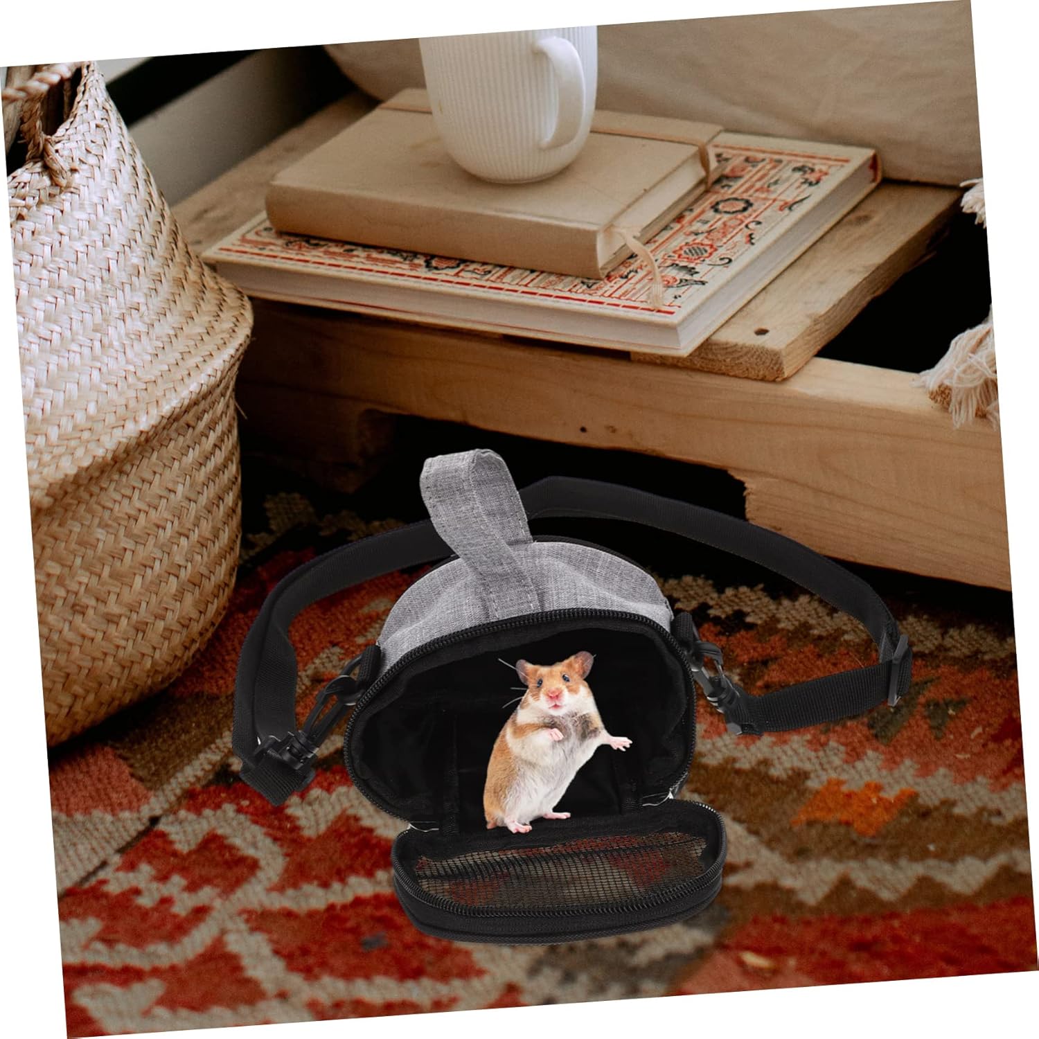 BESPORTBLE 4pcs Guinea Pig Carrier Bag Zipper Easy to Clean Suitable for Hamsters Rats and Other Small Pets for Outdoor Trips