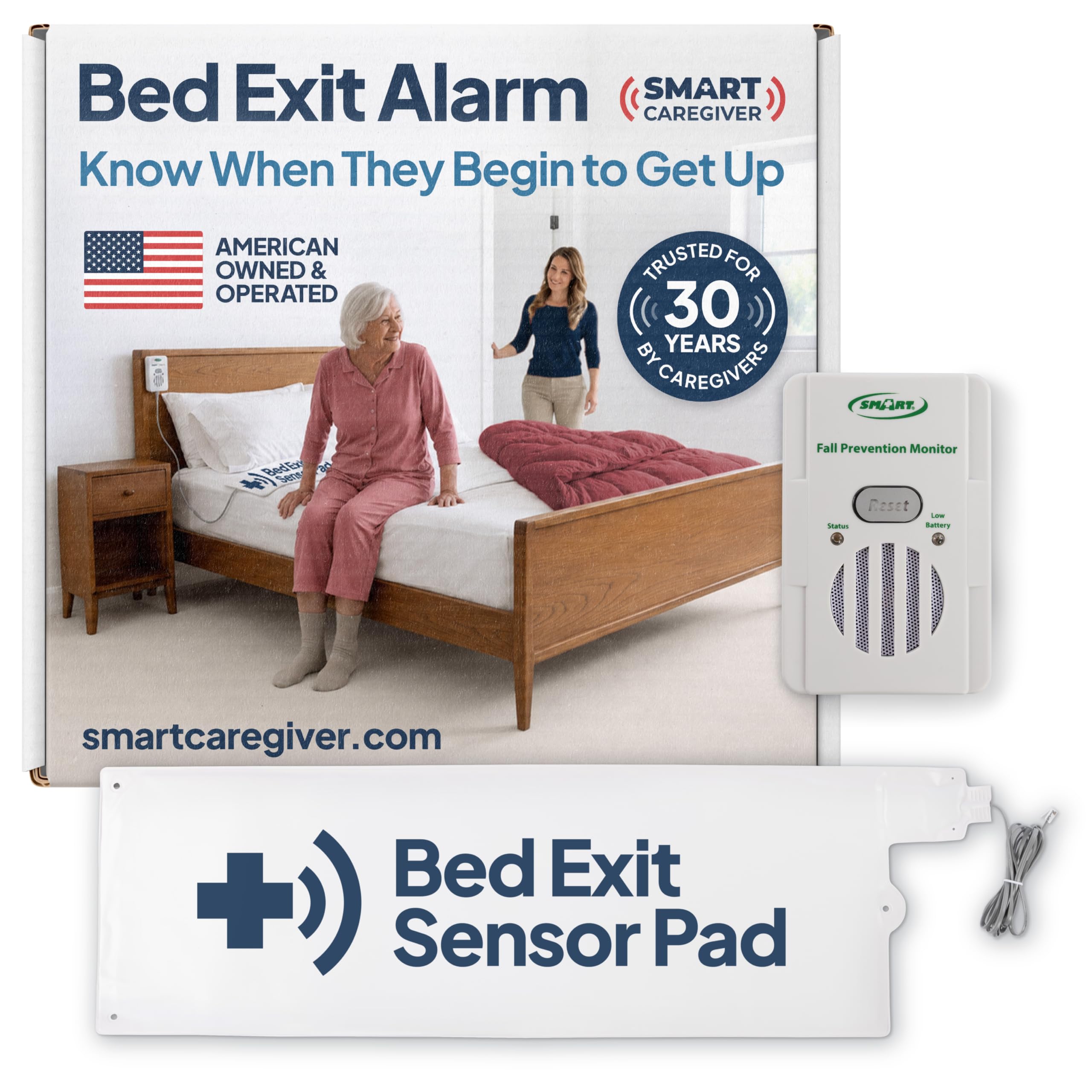 Smart Caregiver Bed Alarm for Elderly Adults