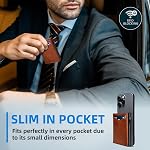 MIYOZI Wallet for Men,with Cash Pocket 2 ID Window 9-13 Cards,Metal Case Smart Slim Pop Up Credit Card Holder Flip with Magnetic Closure RFID Blocking Trifold Wallet with Gift Box