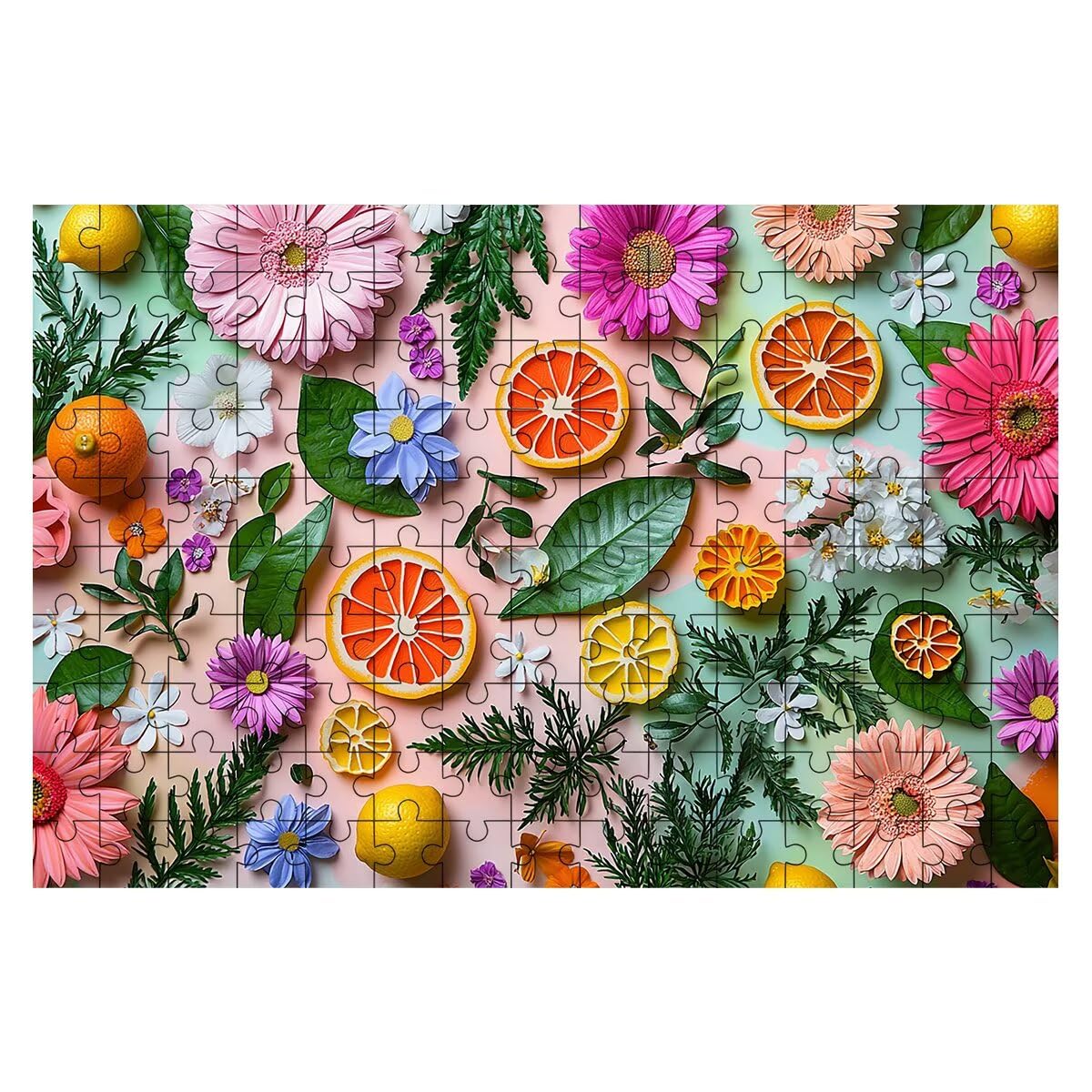Puzzle 1500 elementów dla dorosłych, puzzle 1500 elementów fabrycznych, puzzle kwiatowe dla dorosłych z wykwintnym pudełkiem do pakowania, gry edukacyjne, duże drewniane puzzle na prezent dla kobiet