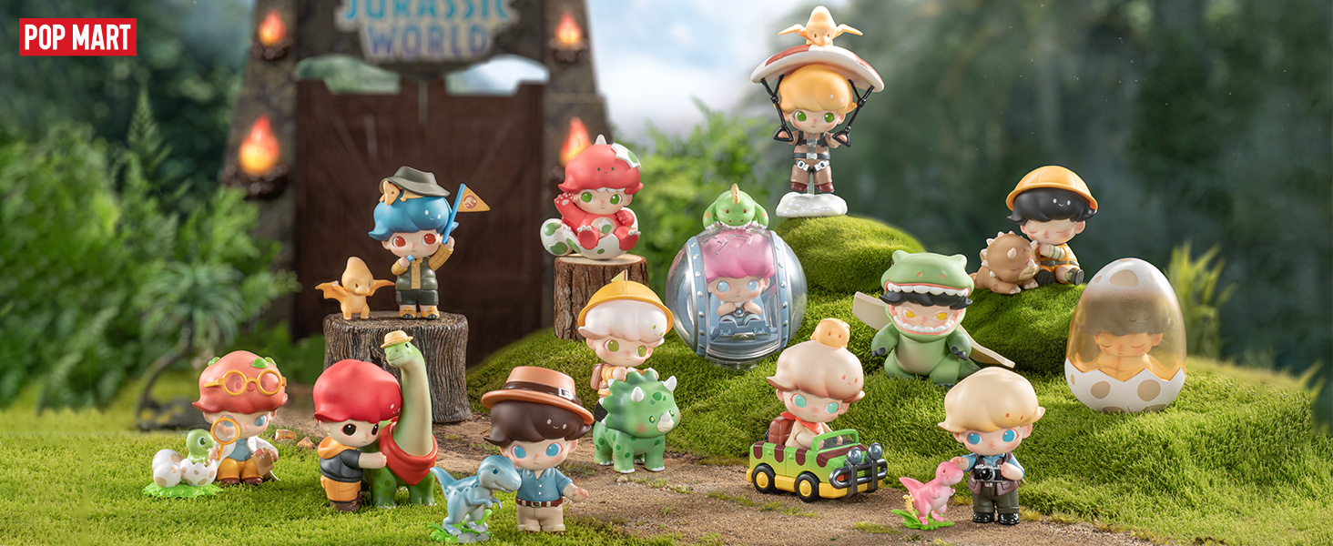 Amazon.com: POP MART DIMOO Jurassic World Series Blind Box Figures