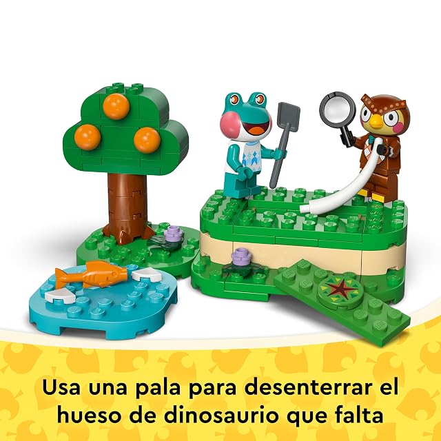 Foto 5 de 8 de LEGO Animal Crossing La Colección del Museo de Sócrates - Juego Interactivo con Minifiguras de Sócrates y Lili